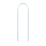 Tracolla Apple Crossbody per iPhone in Tessuto Celeste Vivace