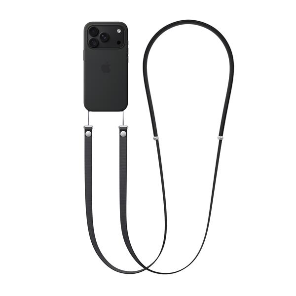 Tracolla Apple Crossbody Strap in Tessuto Nero per iPhone - SKU: MK9D4ZM/A - Immagine 3