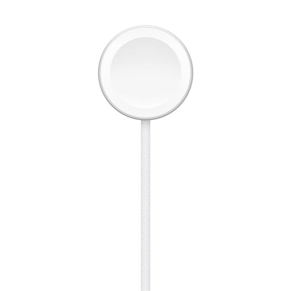 Cavo Ricarica Apple Watch Magnetico Fast Charge USB-C 1m Nylon Bianco - SKU: ML434TY/A - Immagine 3