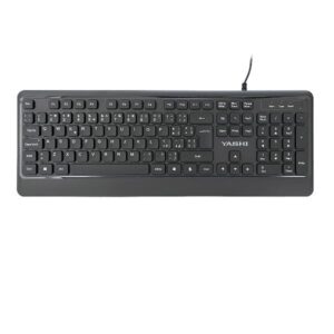 Mouse Ergonomico Yashi USB Nero per Ufficio e Casa