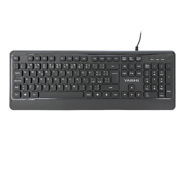 Mouse Ergonomico Yashi USB Nero per Ufficio e Casa
