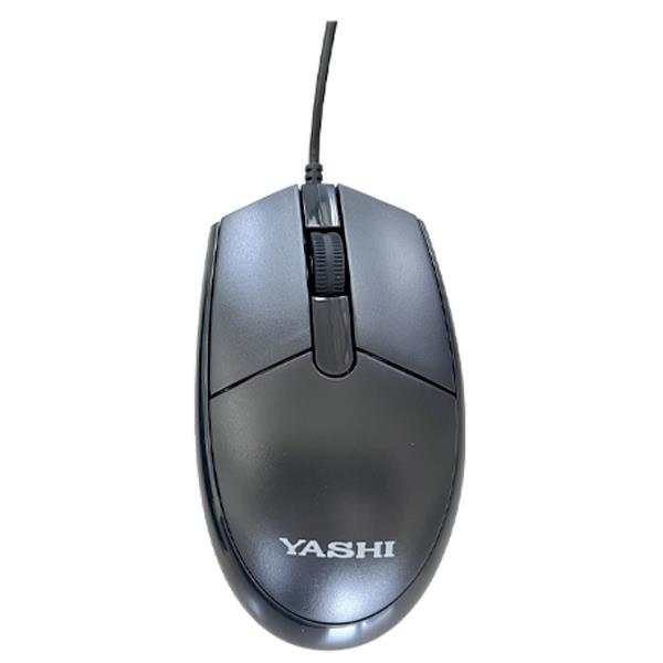 Mouse Ergonomico Yashi USB Nero per Ufficio e Casa - immagine 2