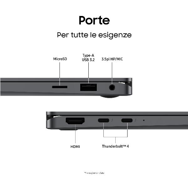 Notebook Samsung Galaxy Book5 360 15,6 Touch Intel Core Ultra 7 16GB 512GB Copilot PC - SKU: NP754QHA-KA3IT - Immagine 8