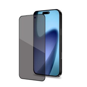 Proteggi Schermo Celly Privacy Full Glass 9H Bordo Nero per iPhone 18 Pro Max - SKU: PRIVACYF1201BK