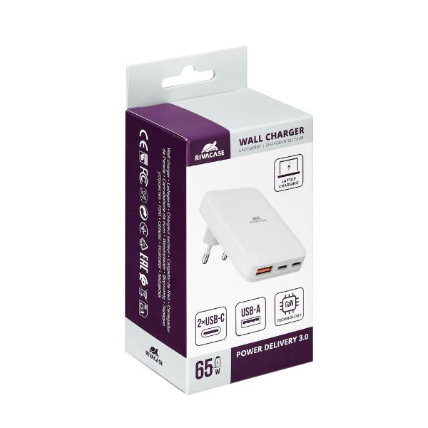 Alimentatore Notebook Rivacase Slim 65W Bianco Compatto - SKU: PS4034 - Immagine 9