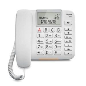 Telefono Fisso Gigaset DL380 White con Vivavoce