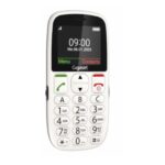 Cellulare Gigaset GL395 White con Fotocamera VGA per Chiamate Essenziali
