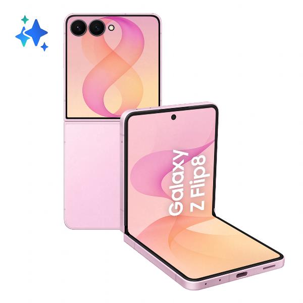 Smartphone Samsung Galaxy Flip8 12256GB Rosa - Display 6,9 Pieghevole - SKU: SM-F776BLIGEUE - Immagine 2