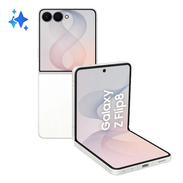 Smartphone Samsung Galaxy Flip8 12+256GB Silver 6,9" Pieghevole - immagine 2