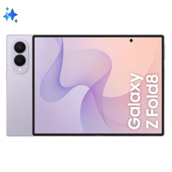 Smartphone Samsung Galaxy Fold8 12512GB Lilla Pieghevole 7,6 - SKU: SM-F971BLVCEUE - Immagine 2