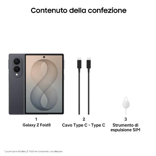 Smartphone Samsung Galaxy Fold8 16GB RAM 1TB Nero - SKU: SM-F971BZKNEUE