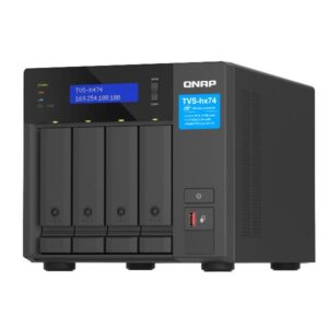 NAS Qnap TVS-H474-I3-8G 4 Bay 2.5GbE per Ufficio e Studio - SKU: TVS-H474-I3-8G