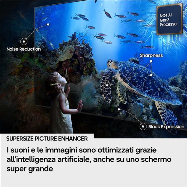 TV Samsung 98 Crystal UHD 4K Smart - 3840x2160, VESA 600x400 - SKU: UE98U9000HUXZT - Immagine 4