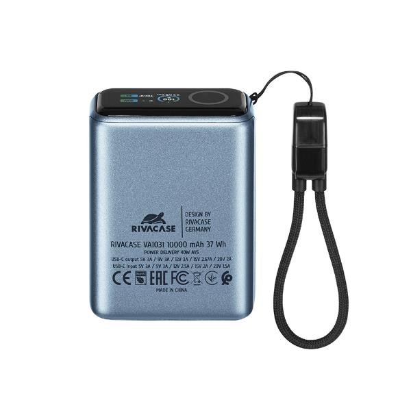 Power Bank Rivacase VA1031 40W Ricarica Rapida Compatta 175g - immagine 15