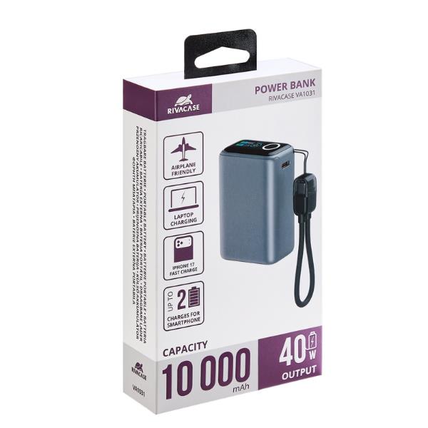 Power Bank Rivacase VA1031 40W Ricarica Rapida Compatta 175g - immagine 16