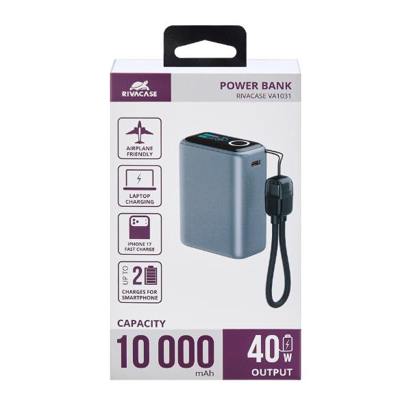 Power Bank Rivacase VA1031 40W Ricarica Rapida Compatta 175g - immagine 21