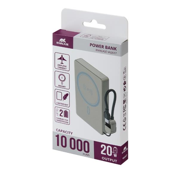 Power Bank Rivacase VA2617 15W Ricarica Rapida Compatta 200g - immagine 11