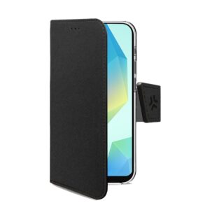 Custodia Celly WALLY in similpelle nera con flap magnetico e slot carte per Galaxy A18A17 - SKU: WALLY1194
