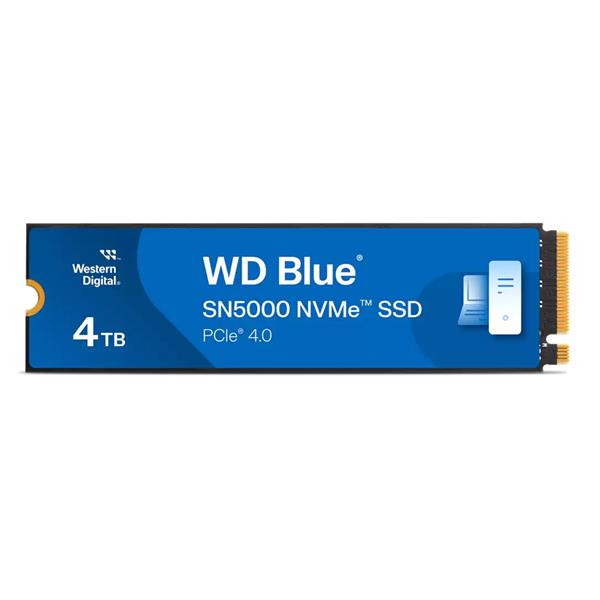 SSD Interno Sandisk WD Blue 4TB PCIe 4.0 NVMe 5500 MBs - SKU: WDS400T4B0E