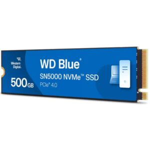 SSD Interno Sandisk WD Blue 500 GB PCIe 4.0 NVMe M.2 5000 MBs - SKU: WDS500G4B0E
