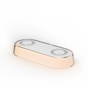 Celly WLLIGHT2IN1WH - Lampada LED da Scrivania con Doppia Ricarica Wireless 15W - Caricabatterie wireless/senza fili
