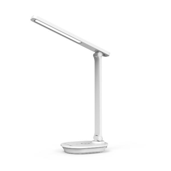 Celly WLLIGHTFOLD - Lampada LED Pieghevole con Ricarica Wireless, potenza 15 Watt, tre temperature di colore, sorgente LED ad alta efficienza - Caricabatterie wireless/senza fili