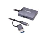 Lettore Memory Card Hamlet SD e MicroSD USB-C e USB-A Esterno