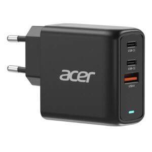 Caricabatterie Acer 67W GaN USB-C Nero 3 Porte