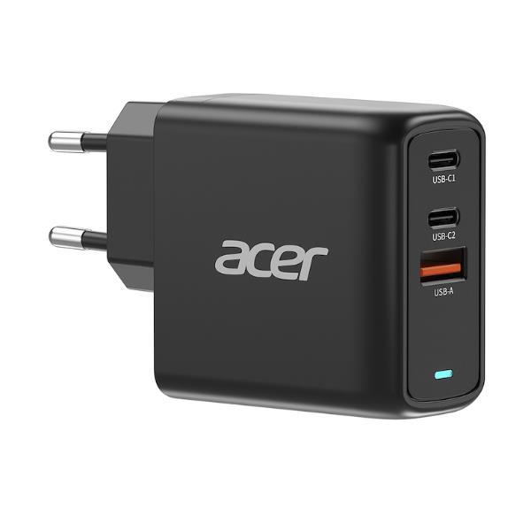 Caricabatterie Acer 67W GaN USB-C Nero 3 Porte - immagine 2