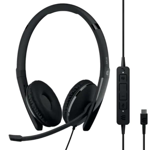 Cuffie da Ufficio Epos Adapt 160T USB-C ANC Microfono Teams