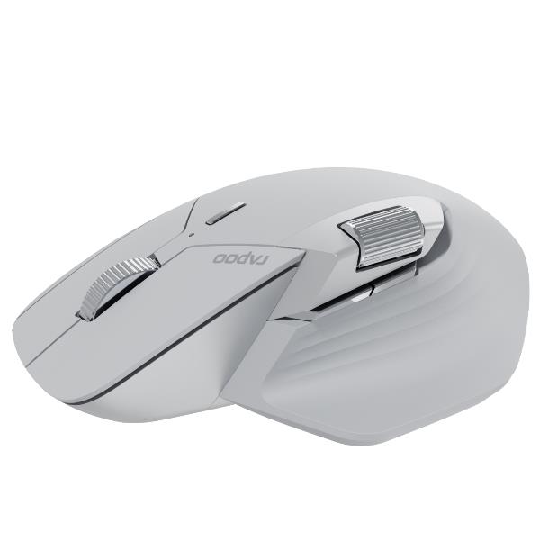 Mouse Wireless Rapoo MT760L Large Ergonomico Bianco - immagine 2