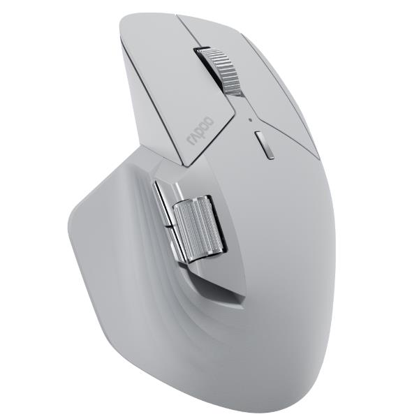 Mouse Wireless Rapoo MT760L Large Ergonomico Bianco - immagine 3