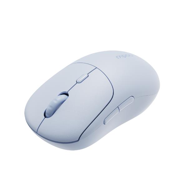 Mouse Wireless Rapoo M360 Smart AI Azzurro Ergonomico - SKU: 12702_RPO - Immagine 2