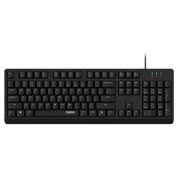 Tastiera Rapoo NK1500 USB Cablata Layout Italiano Nero