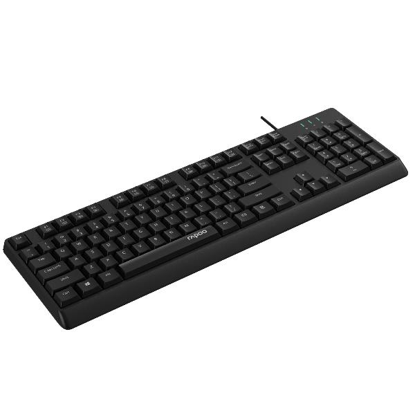 Tastiera Rapoo NK1500 USB Cablata Layout Italiano Nero - immagine 2