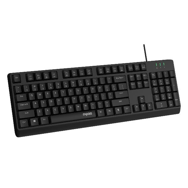 Tastiera Rapoo NK1500 USB Cablata Layout Italiano Nero - immagine 3