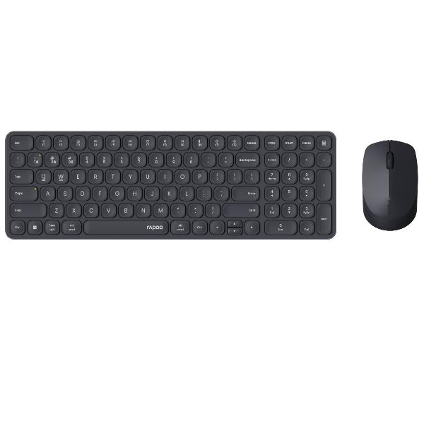 Tastiera Wireless Rapoo 9310M Slim Multimode Combo Black IT - immagine 2