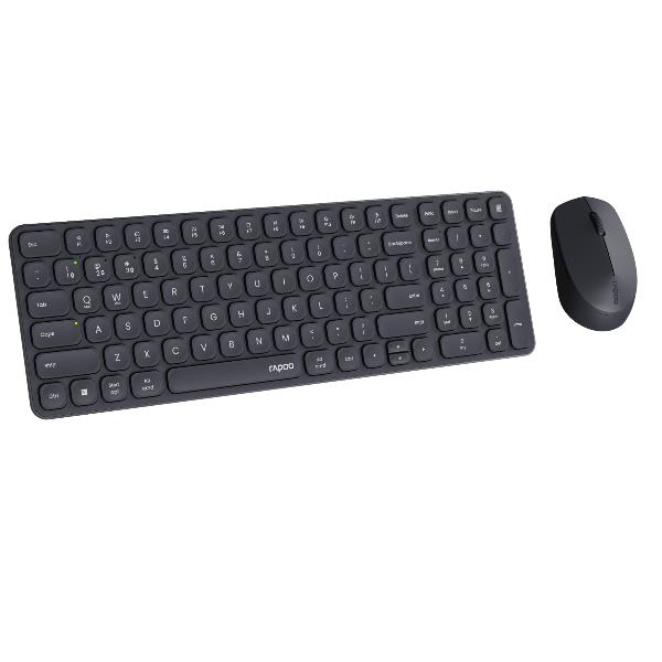 Tastiera Wireless Rapoo 9310M Slim Multimode Combo Black IT - immagine 3