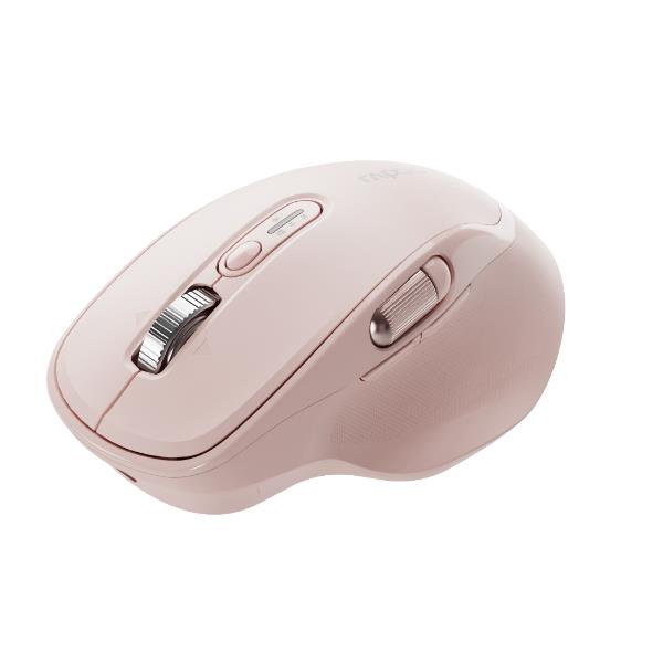 Mouse Rapoo M680 Infinity Scroll Rosa Bluetooth e Wireless Ergonomico - SKU: 15119_RPO - Immagine 2
