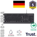 Tastiera Trust Primo Cablata Resistente agli Sversamenti Layout Italiano