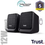 Casse PC Trust MILO 2.0 Set Speaker 12W Nero