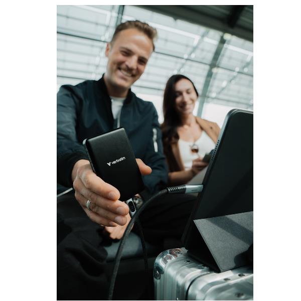 Power Bank Verbatim 5000mAh Magnetico Black - immagine 2
