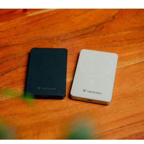 Power Bank Verbatim 5000mAh Magnetico Black - immagine 6