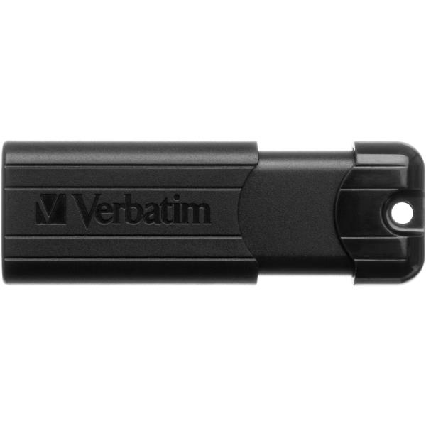 Chiavetta USB Verbatim Pin Stripe 256GB USB 3.2 Nero - immagine 2