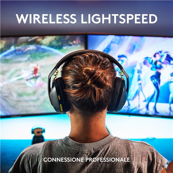 Cuffie Gaming Logitech G435 LIGHTSPEED Wireless Nero - immagine 17