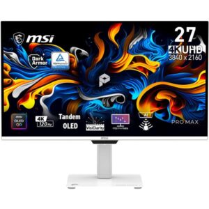 Monitor MSI PRO MAX 271UPXW12G 27 OLED 4K UHD HDMI Pivot - SKU: 9S6-3PF9CA-001