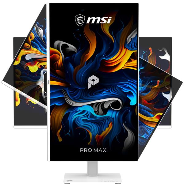 Monitor MSI PRO MAX 271UPXW12G 27 OLED 4K UHD HDMI Pivot - SKU: 9S6-3PF9CA-001 - Immagine 12