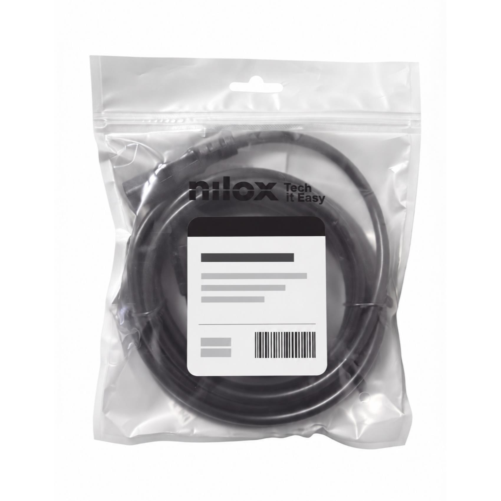 Cavo DVI Nilox 24+1 Maschio/Maschio 3 metri High Speed - immagine 2