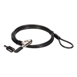 Cavo di Sicurezza Conceptronic a Chiave per Notebook 1,8m Acciaio - SKU: CUSTODIO02BSM