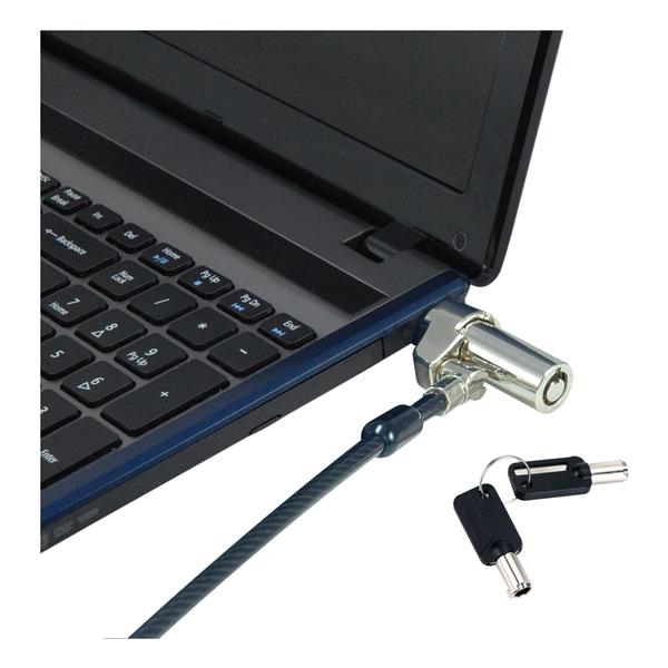 Cavo di Sicurezza Conceptronic a Chiave per Notebook 1,8m Acciaio - SKU: CUSTODIO02BSM - Immagine 6